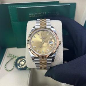 VS Factory Datejust 41 126333 replica two-tone gold diamond dial