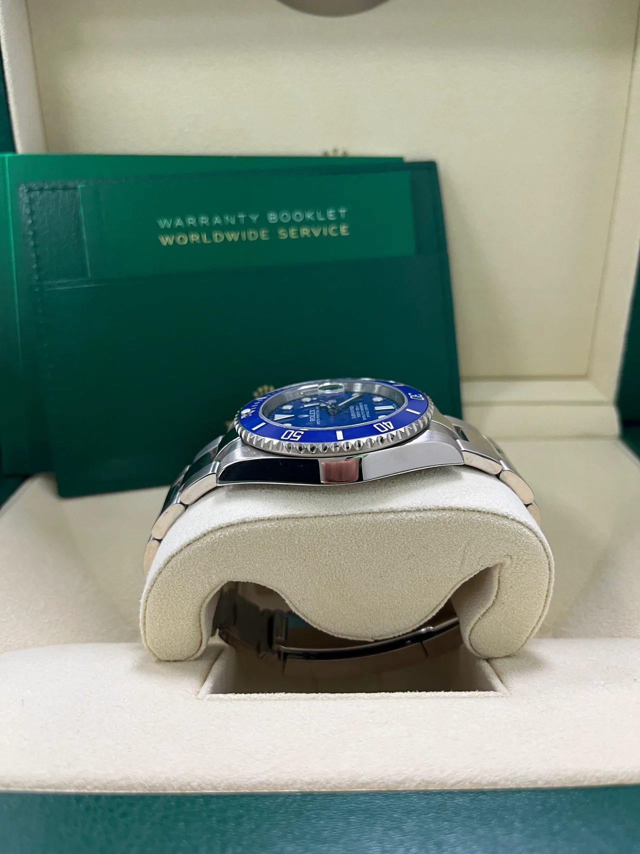 VS Factory Submariner-Style 116619LB “Smurf” 40mm Blue Dial, Blue Ceramic-Style Bezel, 904L Steel, Best Edition 3235 Movement - Image 7