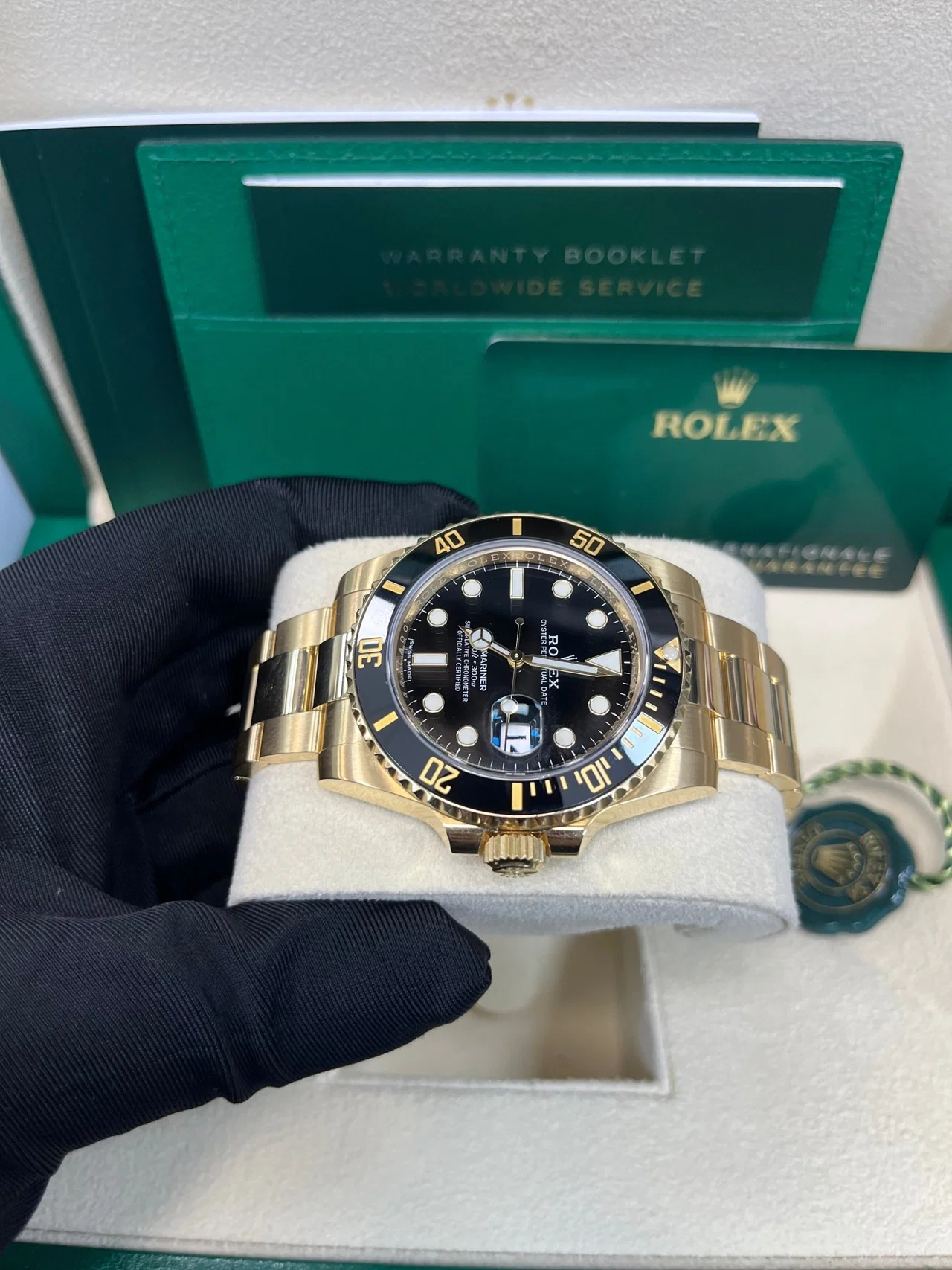 VS Factory Rolex Submariner 126618LN 41mm Black Dial, Black Ceramic Bezel, Gold Wrap 904L Steel, VS3235 Movement - Image 3
