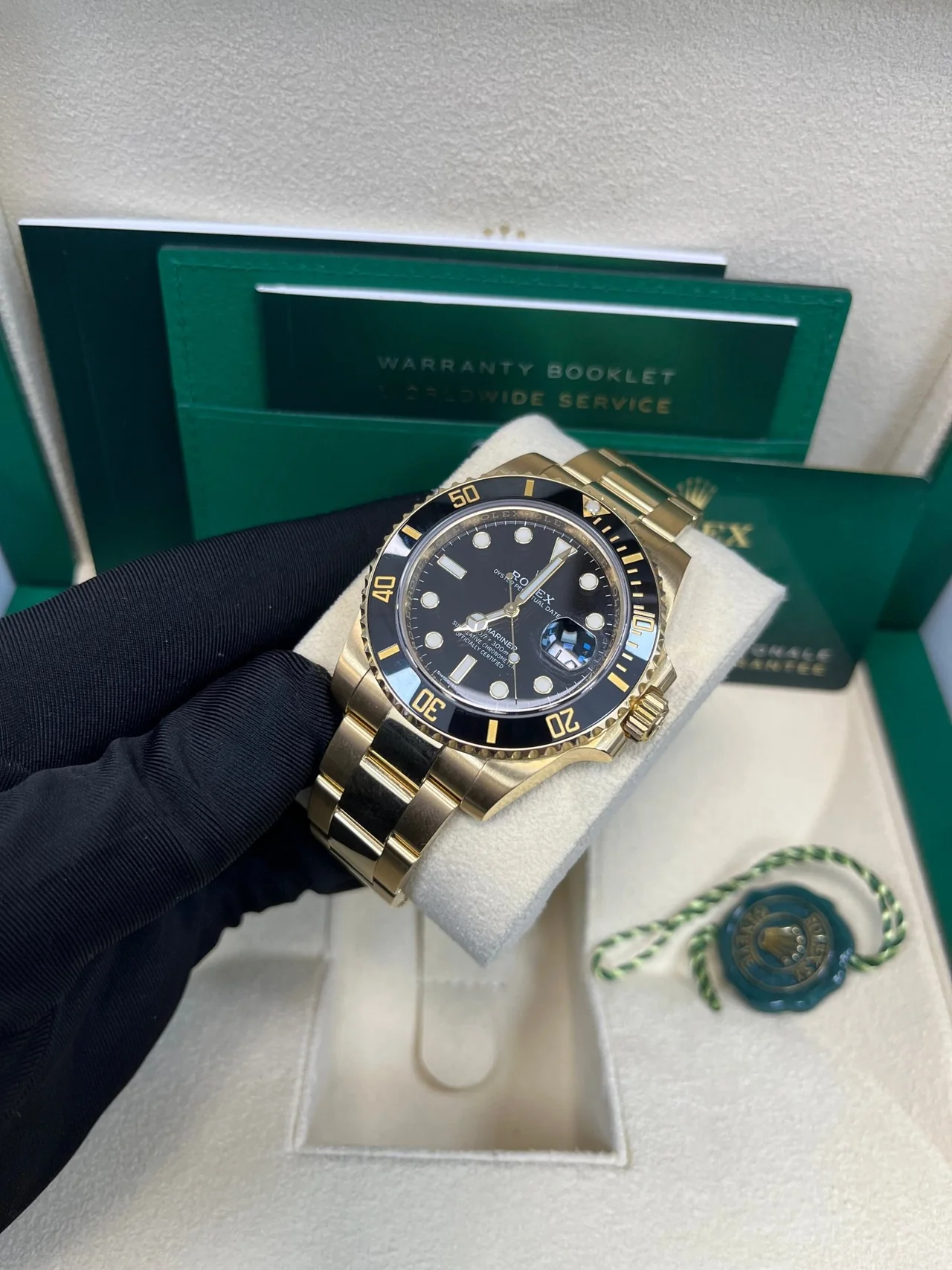 VS Factory Rolex Submariner 126618LN 41mm Black Dial, Black Ceramic Bezel, Gold Wrap 904L Steel, VS3235 Movement - Image 4