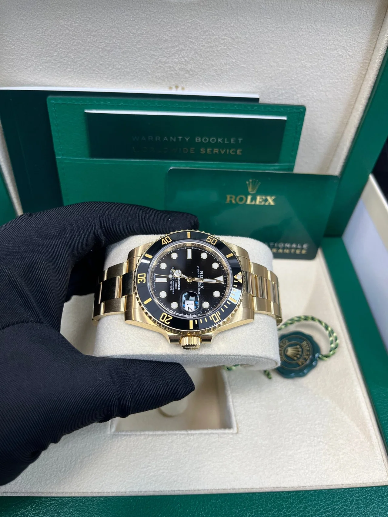 VS Factory Rolex Submariner 126618LN 41mm Black Dial, Black Ceramic Bezel, Gold Wrap 904L Steel, VS3235 Movement - Image 6