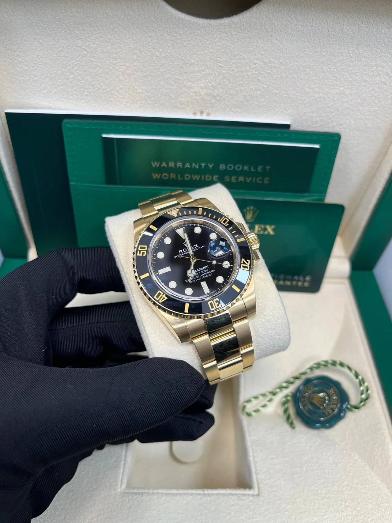 VS Factory Rolex Submariner 126618LN 41mm Black Dial, Black Ceramic Bezel, Gold Wrap 904L Steel, VS3235 Movement - Image 5