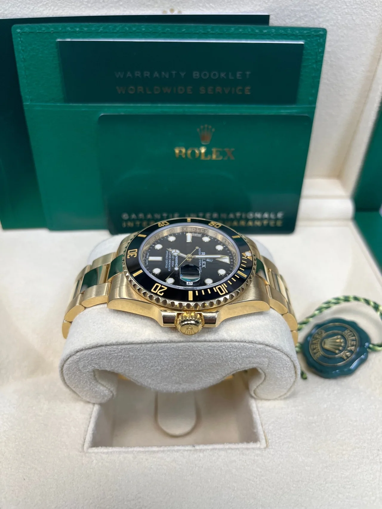 VS Factory Rolex Submariner 126618LN 41mm Black Dial, Black Ceramic Bezel, Gold Wrap 904L Steel, VS3235 Movement - Image 7