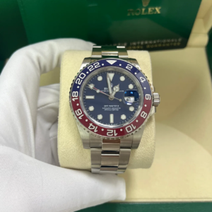 VS Factory GMT-Master II Pepsi-style 40mm blue dial red blue bezel watch
