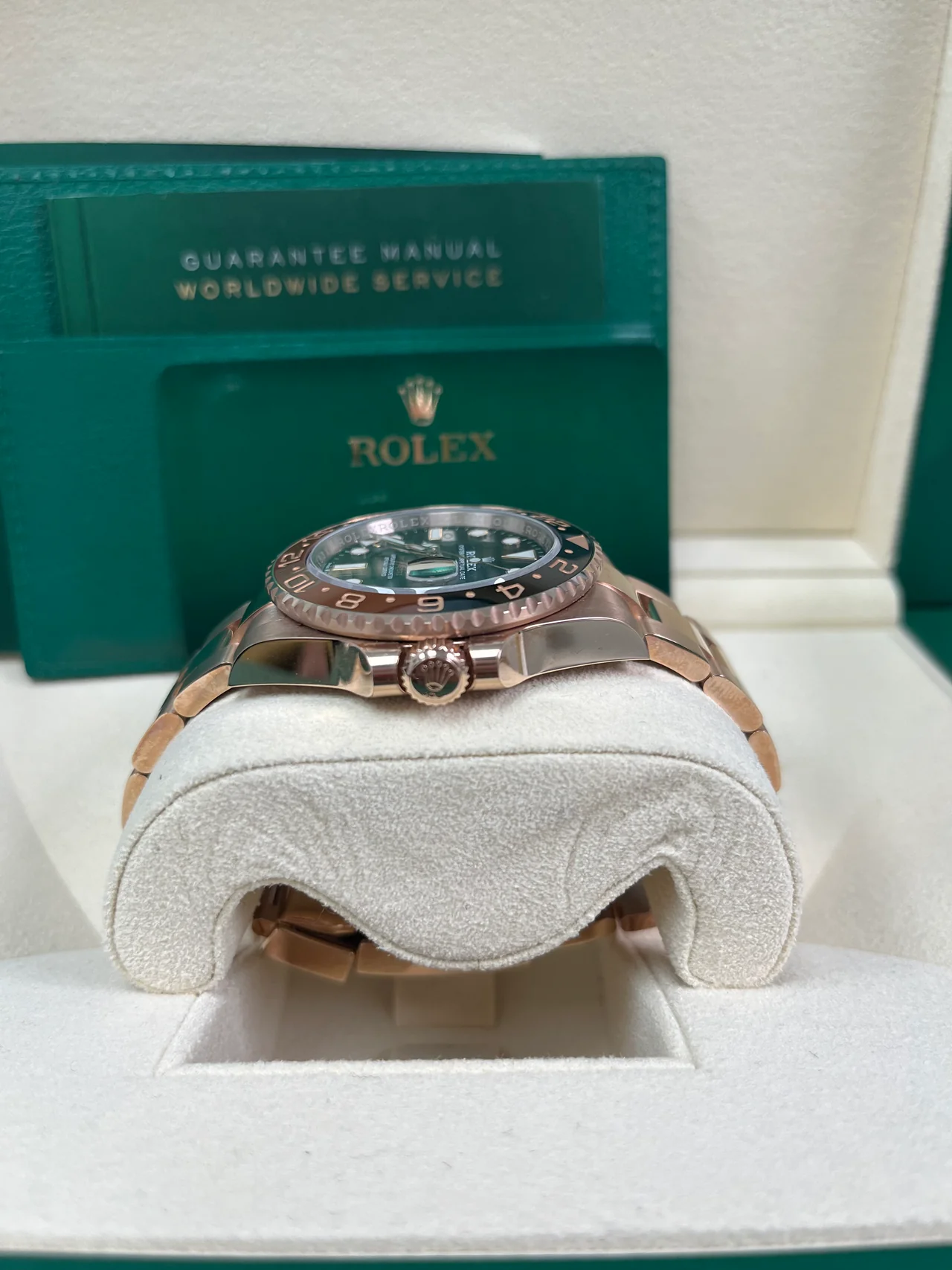 VS Factory GMT-Master II “Root Beer” 126715CHNR-Style, 40mm Brown/Black Ceramic-Style Bezel, Rose-Gold-Style Case & Bracelet, 3285-Style GMT Movement - Image 6