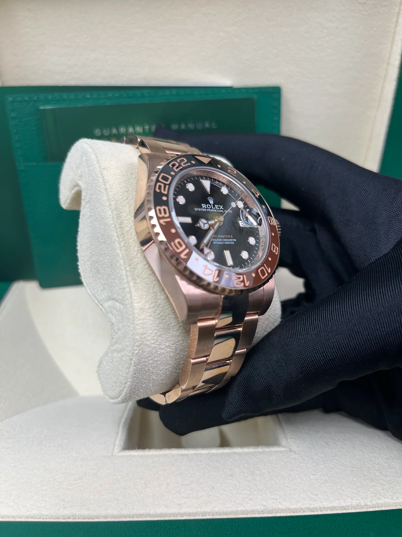 VS Factory GMT-Master II “Root Beer” 126715CHNR-Style, 40mm Brown/Black Ceramic-Style Bezel, Rose-Gold-Style Case & Bracelet, 3285-Style GMT Movement - Image 2