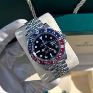 VS Factory GMT-Master II Pepsi-style 40mm watch with red blue bezel