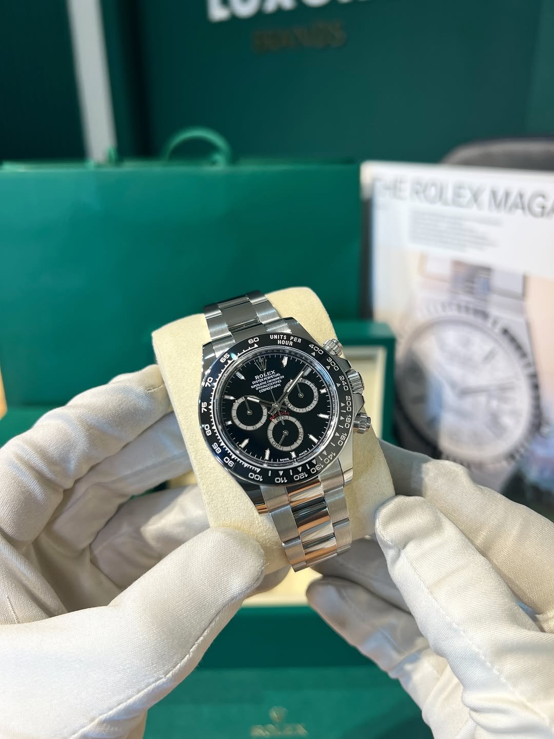 VS Factory Rolex Daytona 126500LN 40mm Black Dial, Black Ceramic Bezel, 904L Steel, Best Edition 4131 Movement - Image 5