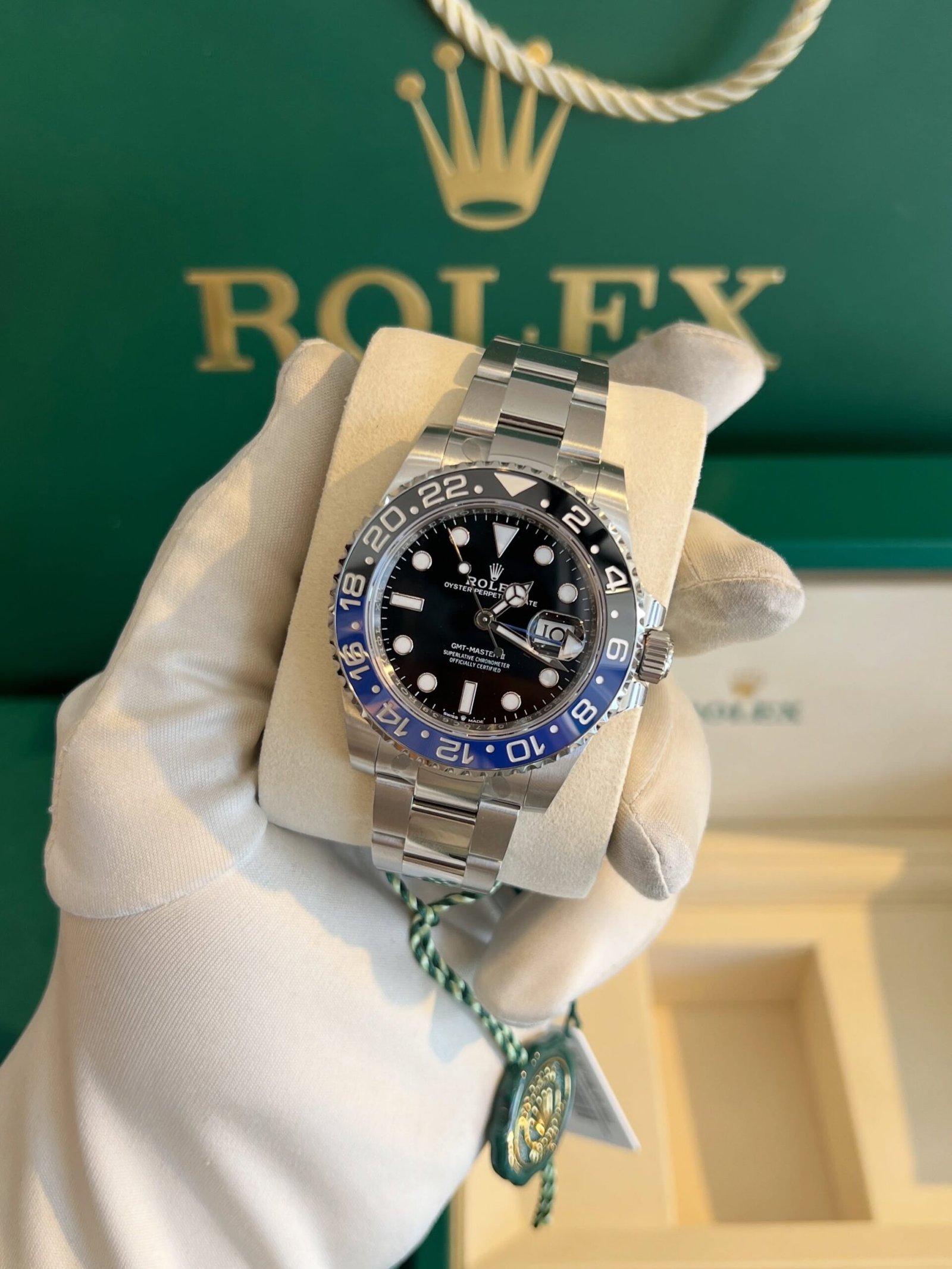VS Factory GMT-Master II Batman 126710BLNR-Style 40mm, Black Dial, Blue/Black Ceramic-Style Bezel, 904L Steel, 3285-Style GMT Movement - Image 2