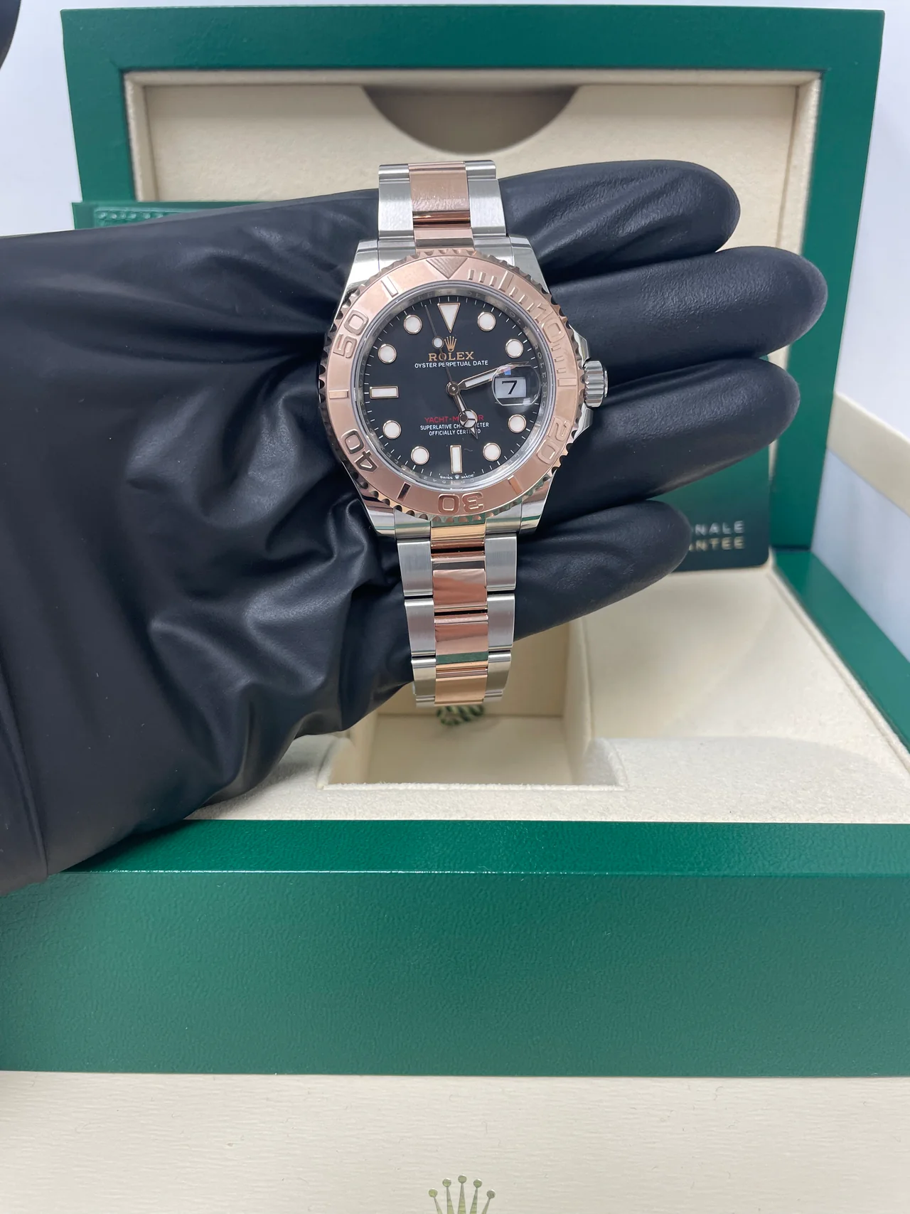 VS Factory Yacht-Master 126621 40mm rose gold two-tone black dial