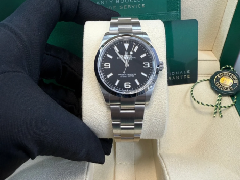 VS Factory Explorer 36mm black dial stainless steel Oyster bracelet