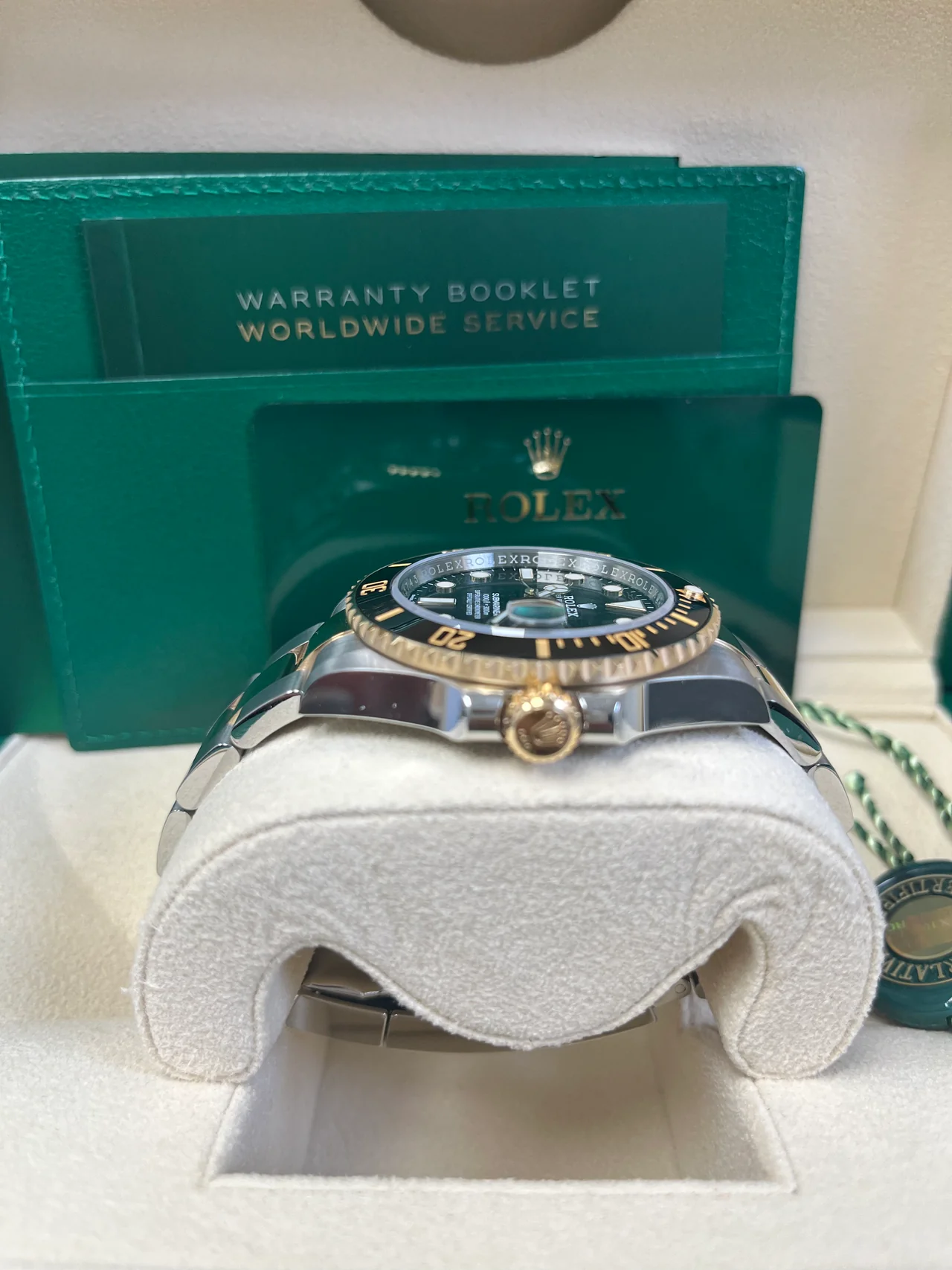 VS Factory Rolex Submariner 126613LN 41mm Two-Tone Gold, Black Dial, Black Ceramic Bezel, Gold Wrap 904L Steel, VS3235 Movement - Image 3