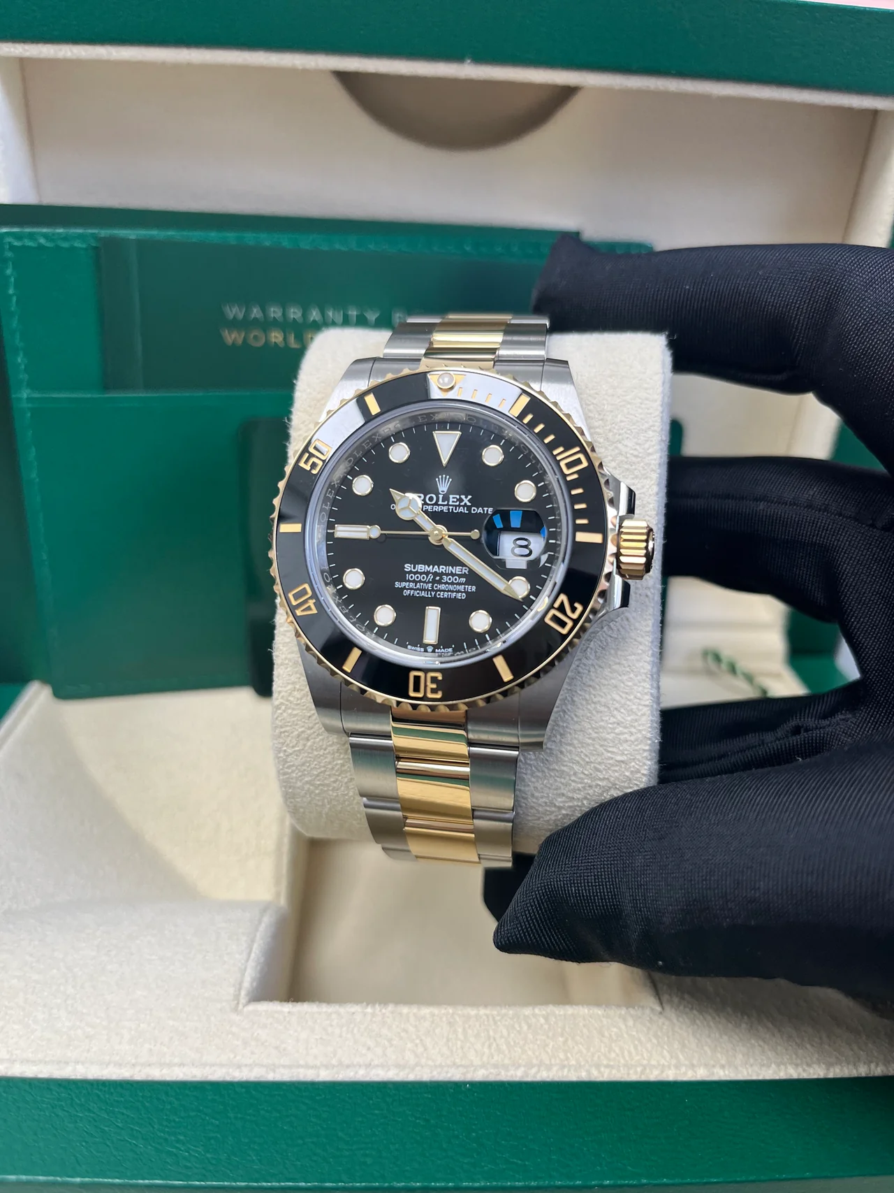 VS Factory Rolex Submariner 126613LN 41mm two-tone black dial black ceramic bezel VS3235 replica watch