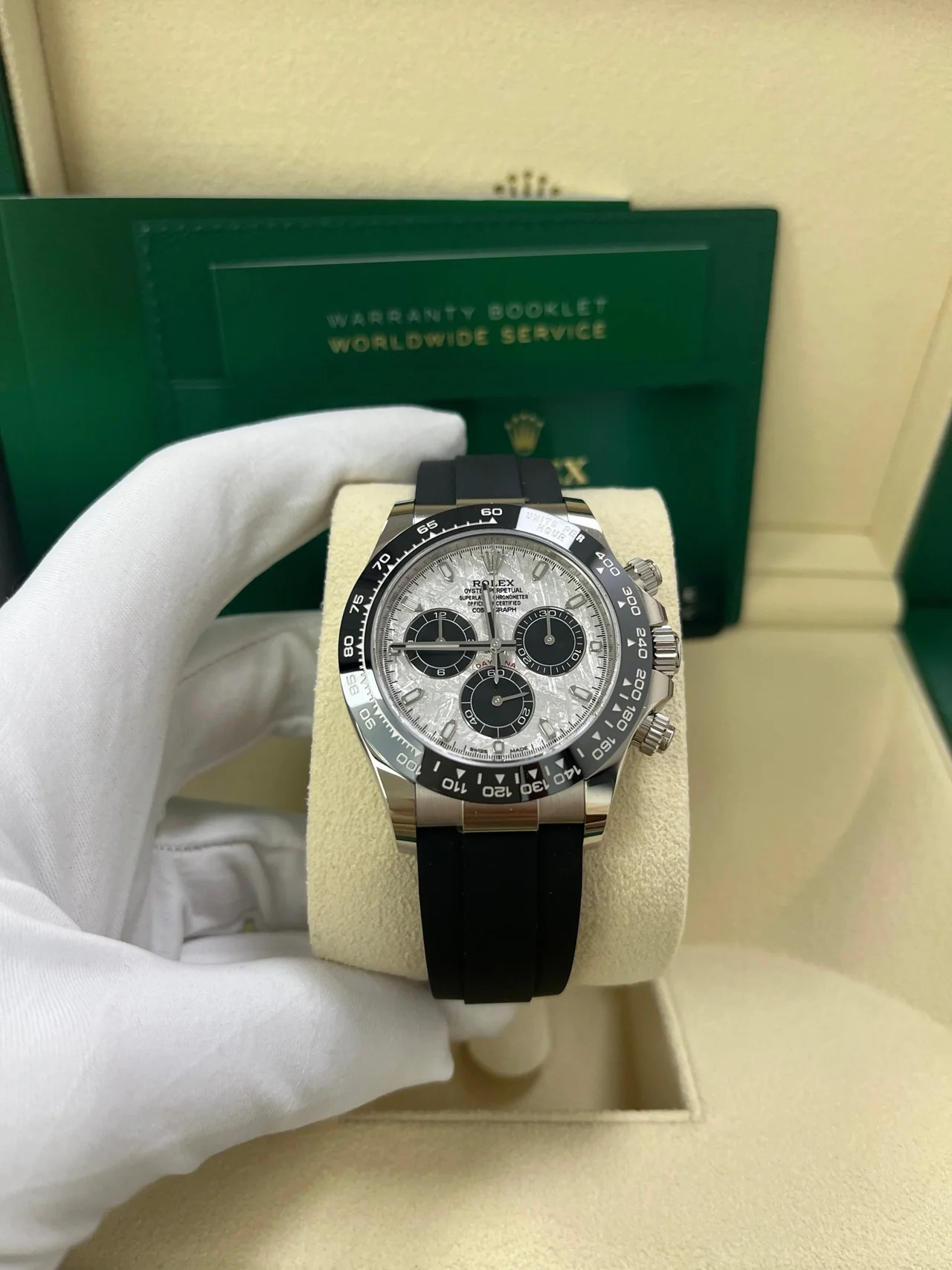 VS Factory Rolex Daytona 116519LN meteorite grey black dial 4130 movement