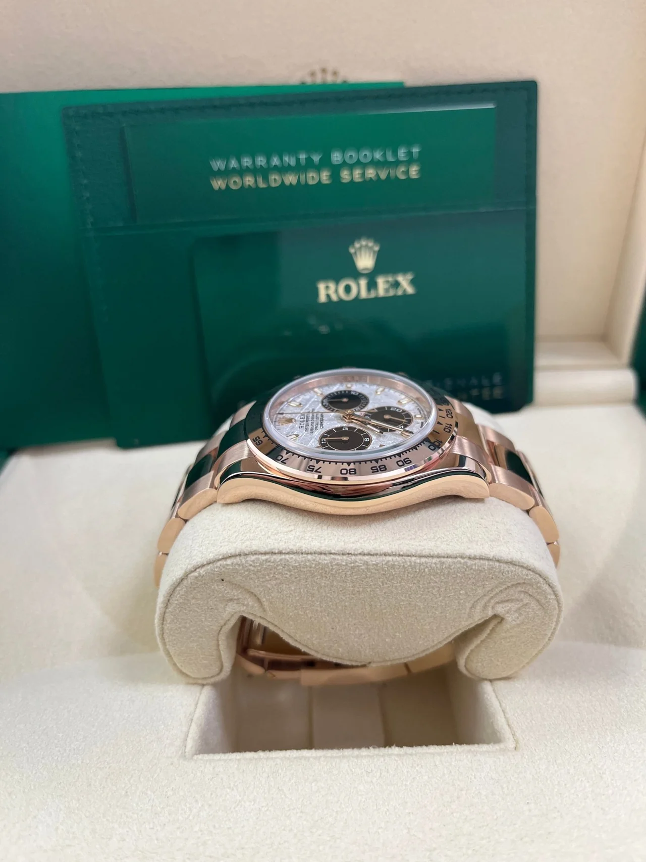 VS Factory Rolex Daytona Rose Gold Cosmograph Daytona 40mm – Rose Gold Panda Dial, Oyster Bracelet, Rose Gold-Wrapped 904L Steel, Best Edition 4131 Movement - Image 6