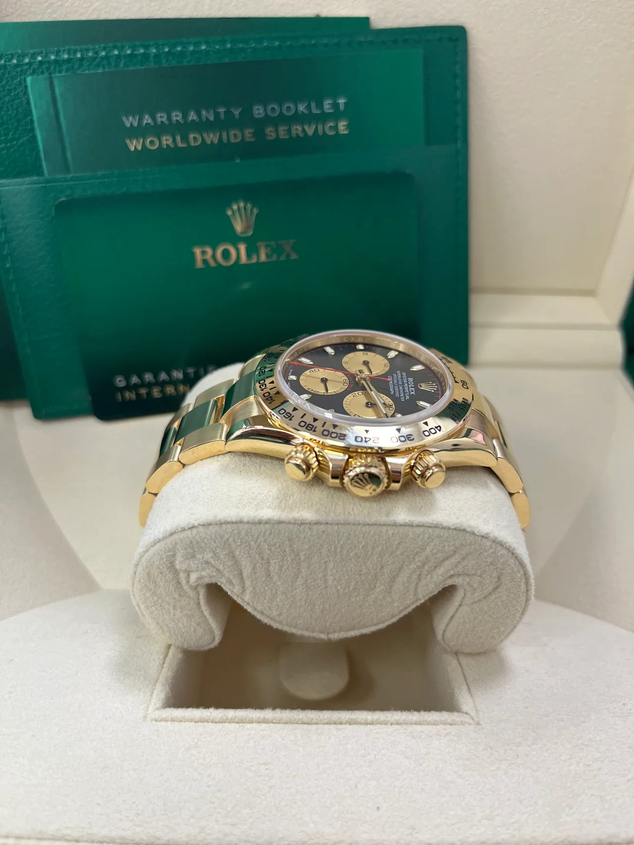 VS Factory Rolex Daytona Paul Newman Yellow Gold 40mm – Black Dial, Yellow Subdials, Yellow Gold-Wrapped 904L Steel, Best Edition 4130 Movement - Image 7