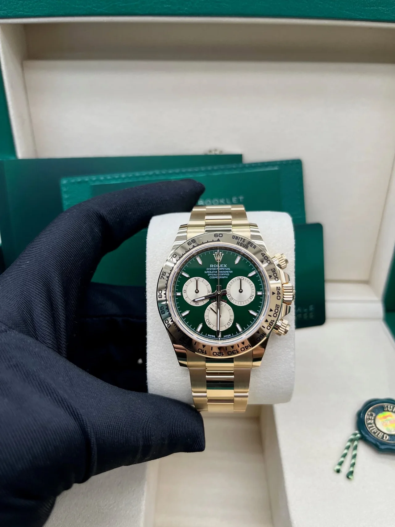 VS Factory Rolex Daytona 126508 John Mayer green panda dial 4131