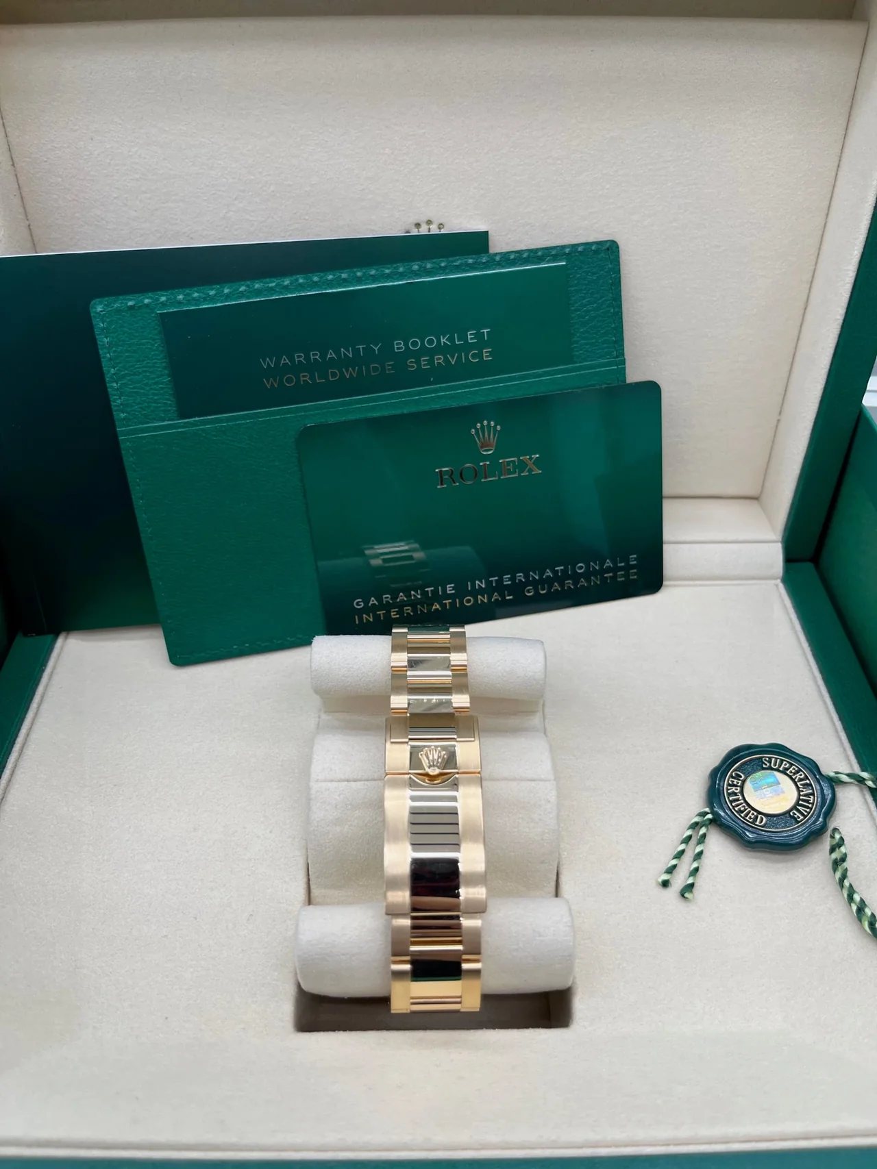 VS Factory Rolex Daytona 126508 “John Mayer” Green Panda Dial – Gold Bezel, Yellow Gold-Wrapped 904L Steel, Best Edition 4131 Movement - Image 8