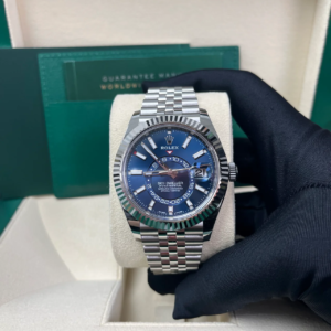 ZF Factory Rolex Sky-Dweller 326934 blue index dial Jubilee