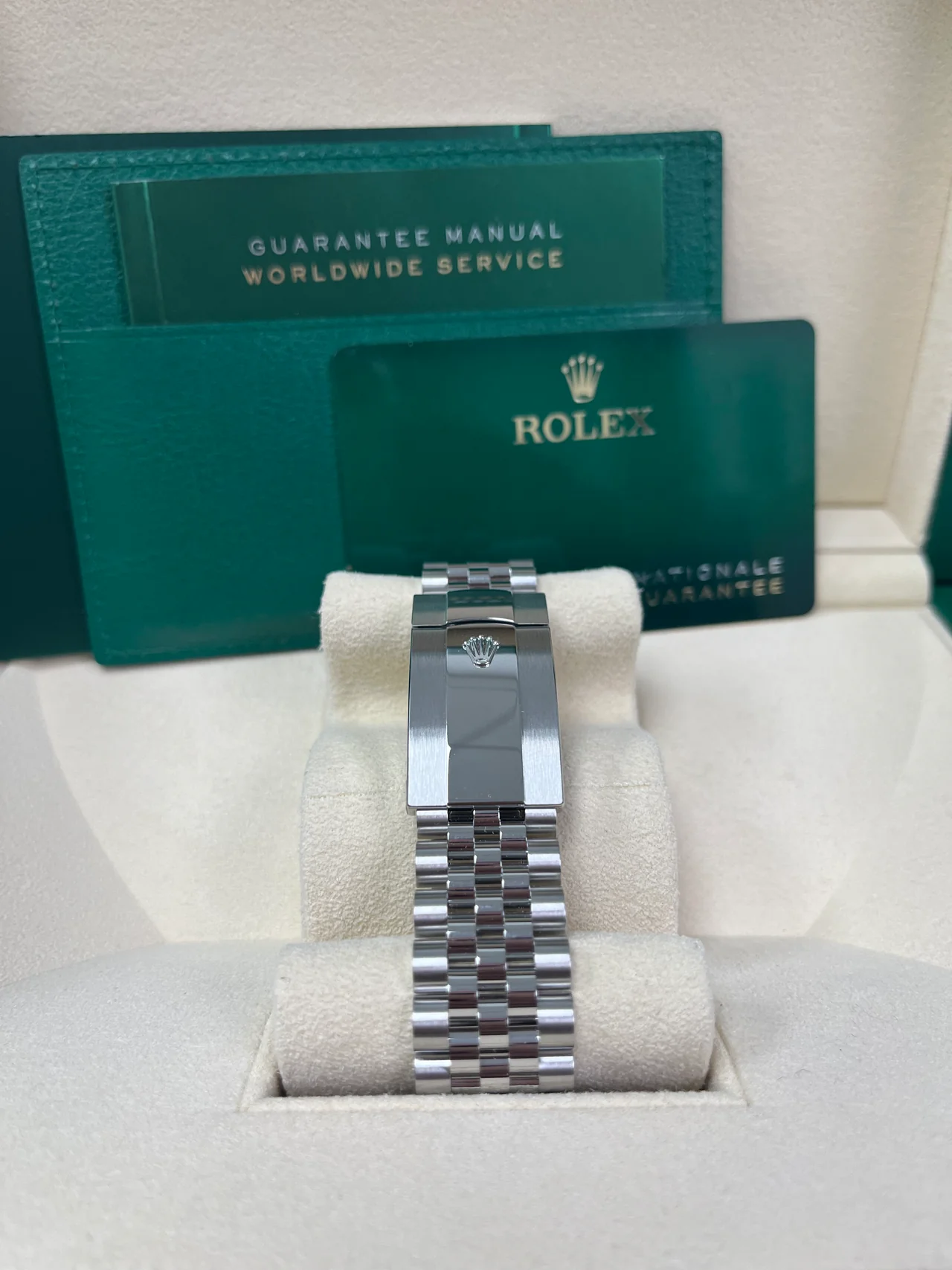 ZF Factory Rolex Sky-Dweller 326934 White Rolesor – Blue Index Dial, Jubilee Bracelet, 904L Steel, Best Edition - Image 6