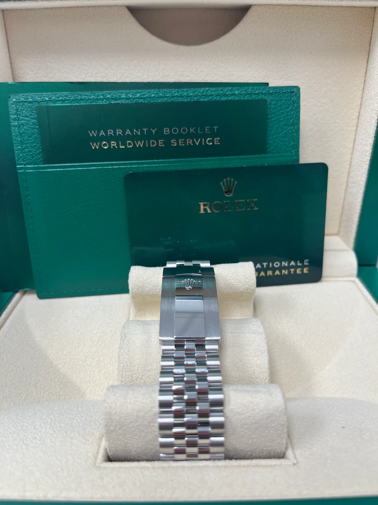 ZF Factory Rolex Sky dweller 42mm Intense White Dial Fluted Bezel Jubilee Bracelet – 904L Steel - Image 7