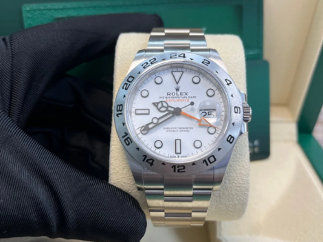 VS Factory Explorer II 226570 Polar white dial Oyster bracelet