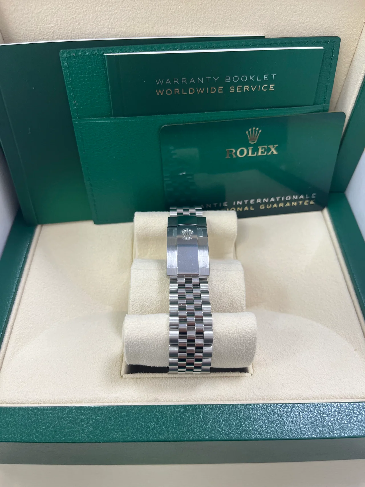 VS Factory Datejust 41 Stainless Steel – Blue Index Dial – Smooth Bezel – Jubilee Bracelet - Image 6