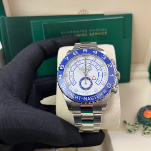 VS Factory Yacht-Master II stainless steel matte white Mercedes dial