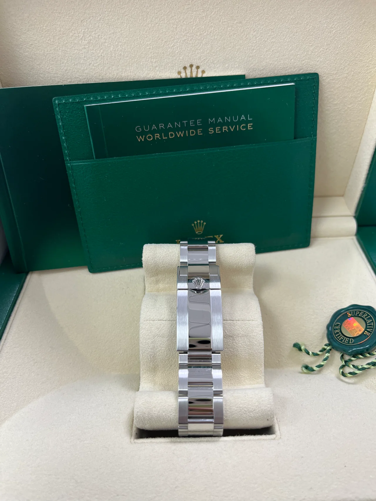 VS Factory Yacht-Master II Stainless Steel Matte White Mercedes Dial - Image 9
