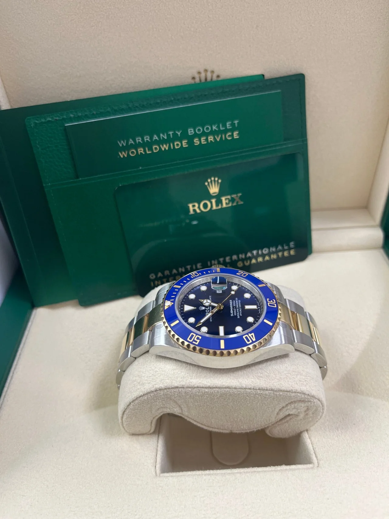 VS Factory Rolex Submariner 126613LB 41mm Two-Tone Gold, Blue Dial, Blue Ceramic Bezel, Gold Wrap 904L Steel, VS3235 Movement - Image 5