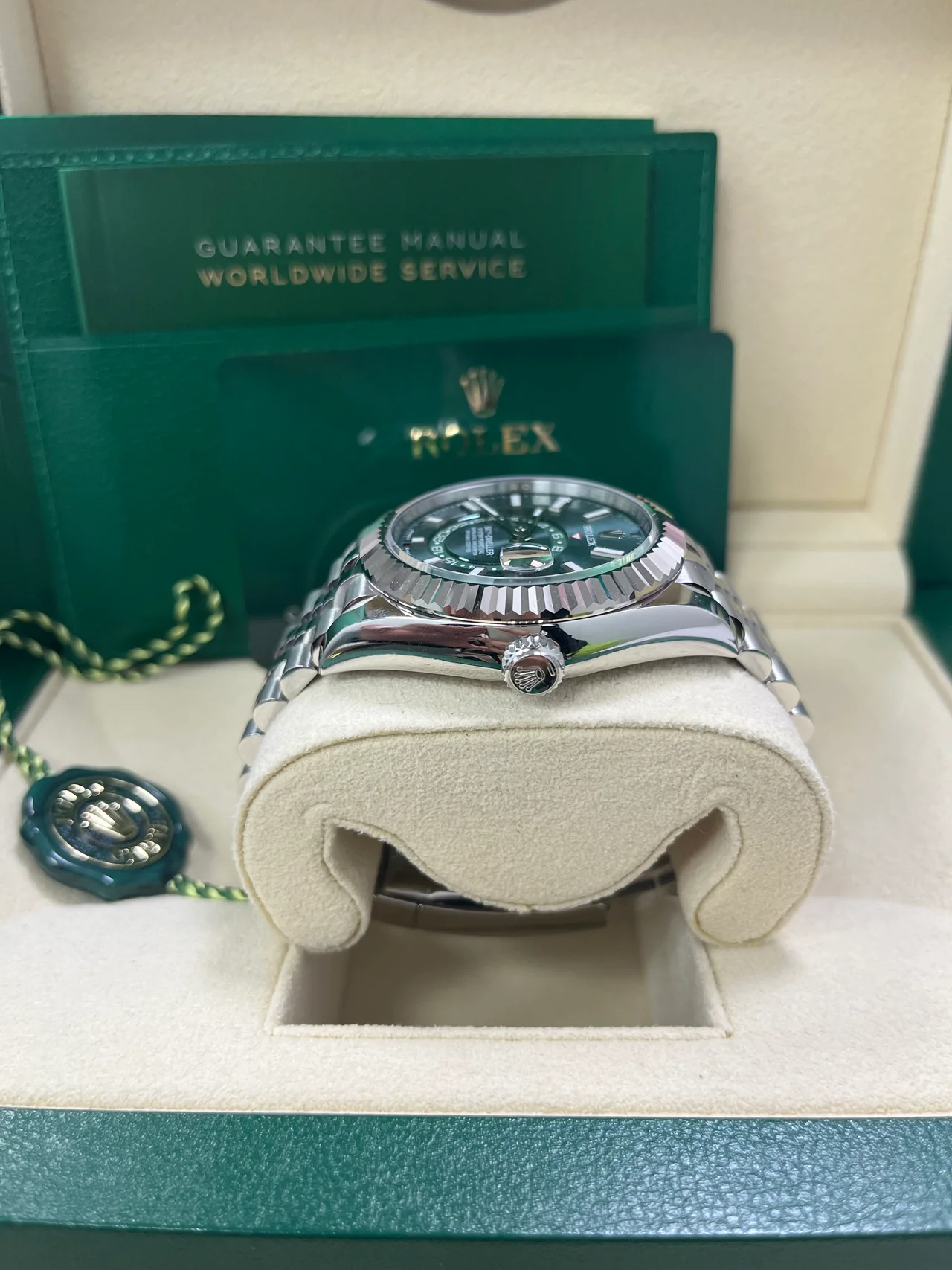 ZF Factory Rolex Sky-Dweller-Style 42mm Green Dial 904L Steel Automatic Watch - Image 6