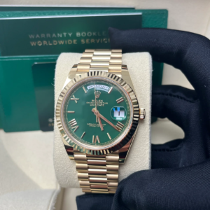RC Factory Day-Date 40 green Roman dial automatic watch